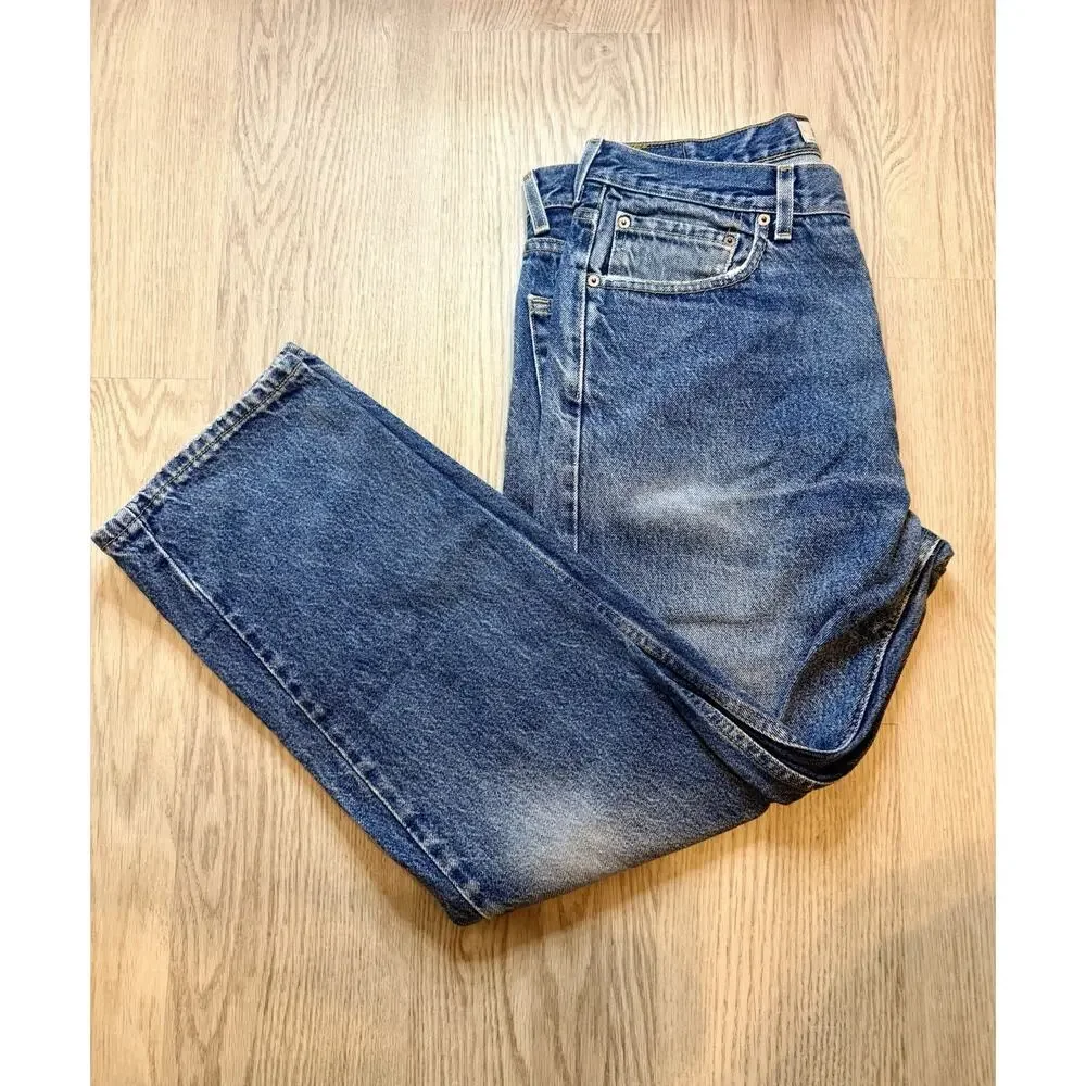 Levi’s 505 Regular Fit Jeans – Medium Wash – Size 36W × 30L – Made in Mexico
